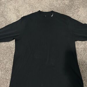 Nike Men's Long Sleeve Black Tee